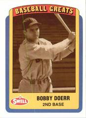 Bobby Doerr #96 Baseball Cards 1990 Swell Greats Prices