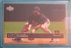 Rickie Weeks Baseball Cards 2003 Upper Deck Prices