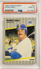 Mario Diaz #547 Baseball Cards 1989 Fleer Glossy Prices