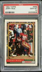 Jerry Rice Football Cards 1992 Topps Prices