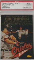 Cal Ripken Jr. [Special] Baseball Cards 1994 Classic Prices