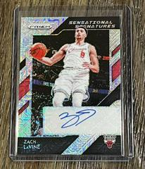 Zach LaVine [Mojo Prizm] #SS-ZLV Basketball Cards 2018 Panini Prizm Sensational Signatures Prices