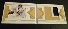 Drew Brees Football Cards 2018 National Treasures Treasured Patches Booklet Prices