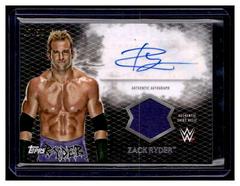 Zack Ryder [Black] Wrestling Cards 2015 Topps WWE Undisputed Autograph Relics Prices