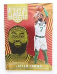 Jaylen Brown [Asia Red Yellow] #5 Basketball Cards 2021 Panini Illusions Intriguing Players Prices