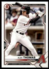 Alek Thomas #BD-105 Baseball Cards 2021 Bowman Draft Prices