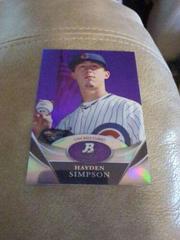 Hayden Simpson [Red Refractor] #BPP61 Baseball Cards 2011 Bowman Platinum Prospects Prices