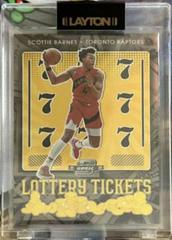 Scottie Barnes [Gold] #4 Basketball Cards 2021 Panini Contenders Optic Lottery Ticket Prices