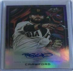 Brandon Crawford [Purple] Baseball Cards 2022 Topps Fire Autographs Prices