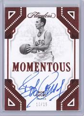 Bob Cousy [Ruby] #47 Basketball Cards 2022 Panini Flawless Momentous Autograph Prices