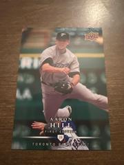 Aaron Hill #30 Baseball Cards 2008 Upper Deck First Edition Prices