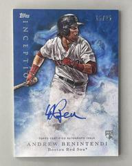 Andrew Benintendi [Autograph Blue] #106 Baseball Cards 2017 Topps Inception Prices