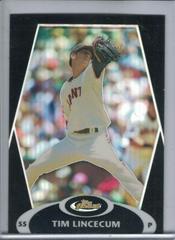 Tim Lincecum [Black Refractor] #7 Baseball Cards 2008 Finest Prices