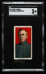 Harry Armbruster #NNO Baseball Cards 1909 T206 Sweet Caporal 350 Factory 30 Prices
