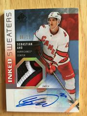 Sebastian Aho [Patch] Hockey Cards 2021 SP Game Used Inked Sweaters Autograph Prices