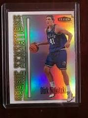 Dirk Nowitzki Basketball Cards 1999 Fleer Rookie Sensations Prices