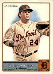 Miguel Cabrera [Glossy] Baseball Cards 2011 Topps Allen & Ginter Prices