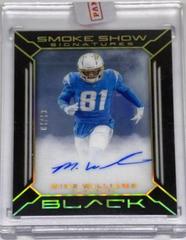 Mike Williams [Gold] Football Cards 2022 Panini Black Smoke Show Signatures Prices