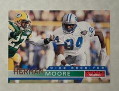 Herman Moore Football Cards 1995 Skybox Impact Prices