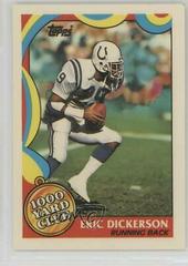 Eric Dickerson #1 Football Cards 1989 Topps 1000 Yard Club Prices