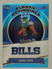 James Cook [Blue] #CB-8 Football Cards 2022 Panini Classics Beginnings Prices