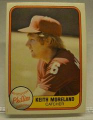 Keith Moreland #13 Baseball Cards 1981 Fleer Prices