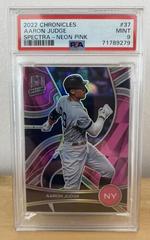 Aaron Judge [Neon Pink] Baseball Cards 2022 Panini Chronicles Spectra Prices