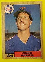 Greg Harris #44 Baseball Cards 1987 Topps Tiffany Prices