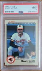 Benny Ayala #52 Baseball Cards 1983 Fleer Prices
