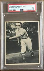 Robert Grove Baseball Cards 1929 R316 Kashin Publications Prices