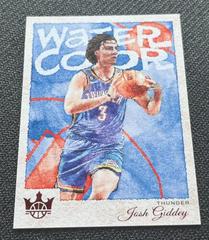 Josh Giddey [Ruby] #7 Basketball Cards 2022 Panini Court Kings Water Color Prices