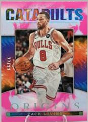 Zach LaVine [Pink] #12 Basketball Cards 2022 Panini Origins Catapults Prices