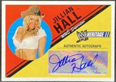 Jillian Hall Wrestling Cards 2006 Topps Heritage II WWE Autographs Prices