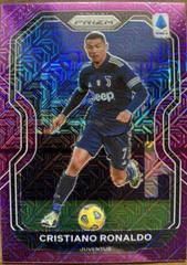 Cristiano Ronaldo [Purple Mojo] #11 Soccer Cards 2020 Panini Chronicles Prizm Serie A Prices