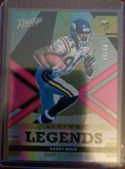 Randy Moss [Pink] #LL-1 Football Cards 2022 Panini Prestige Living Legends Prices