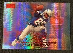 Troy Brown [Star Rubies] #171 Football Cards 1998 Skybox Premium Prices