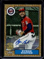Byron Buxton [Orange Autograph] #T87C-85 Baseball Cards 2022 Topps Silver Pack 1987 Chrome Prices