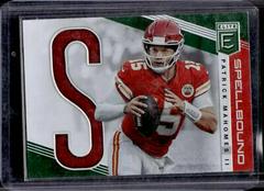 Patrick Mahomes II [Green] #SP-7 Football Cards 2019 Donruss Elite Spellbound Prices