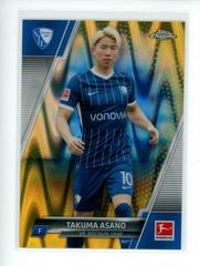Takuma Asano [Gold RayWave] Soccer Cards 2021 Topps Chrome Bundesliga Prices