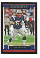 Tedy Bruschi [Black] Football Cards 2006 Topps Prices