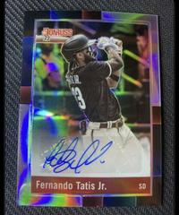 Fernando Tatis Jr. [Holo] #R88S-FT Baseball Cards 2022 Panini Donruss Optic Retro 1988 Signatures Prices