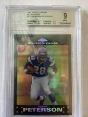 Adrian Peterson [Refractor] Football Cards 2007 Topps Chrome Prices