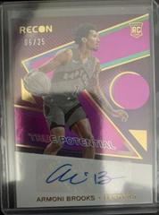 Armoni Brooks [Purple] Basketball Cards 2021 Panini Recon True Potential Signatures Prices