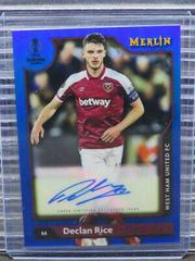 Declan Rice [Blue] Soccer Cards 2021 Topps Merlin Chrome UEFA Autographs Prices