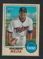 Adalberto Mejia [Chrome Refractor] #550 Baseball Cards 2017 Topps Heritage Prices