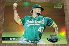 Frankie Montas [Gold] #106 Baseball Cards 2021 Stadium Club Chrome Prices
