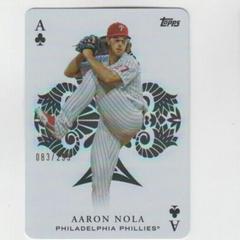 Aaron Nola [Black] #AA-16 Baseball Cards 2023 Topps All Aces Prices