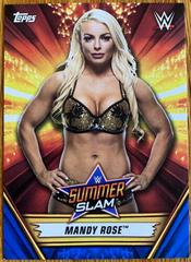 Mandy Rose [Blue] Wrestling Cards 2019 Topps WWE SummerSlam Prices