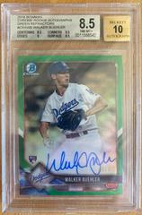 Walker Buehler [Green Refractor] #CRA-WB Baseball Cards 2018 Bowman Chrome Rookie Autographs Prices