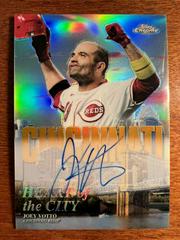 Joey Votto [Orange] Baseball Cards 2022 Topps Chrome Heart of the City Autographs Prices